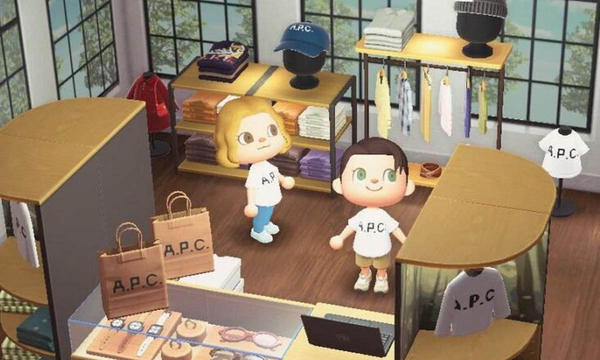 A.P.C. 在《动物穿越：新视野》游戏中开设岛屿