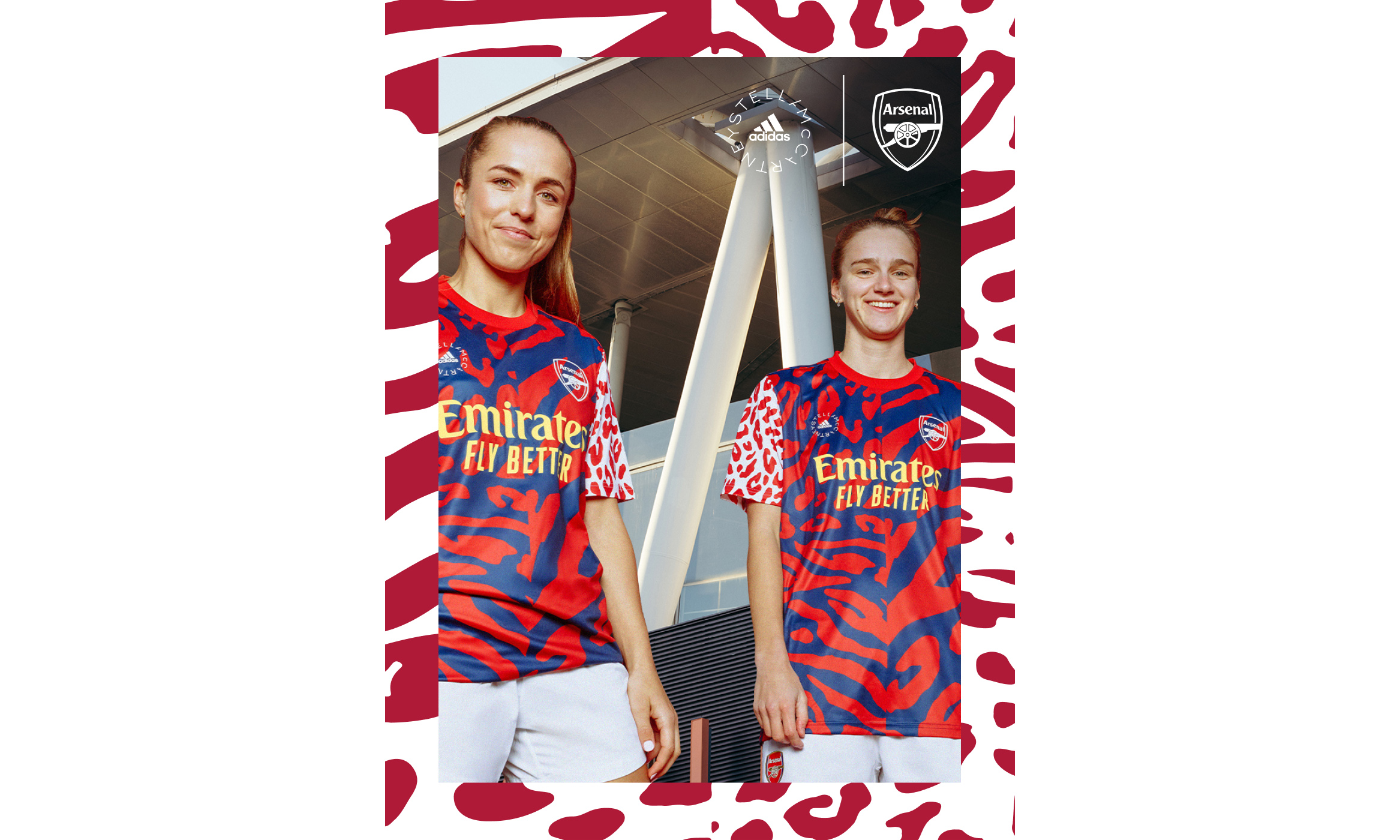 adidas by Stella McCartney 发布 Arsenal 女子联名系列