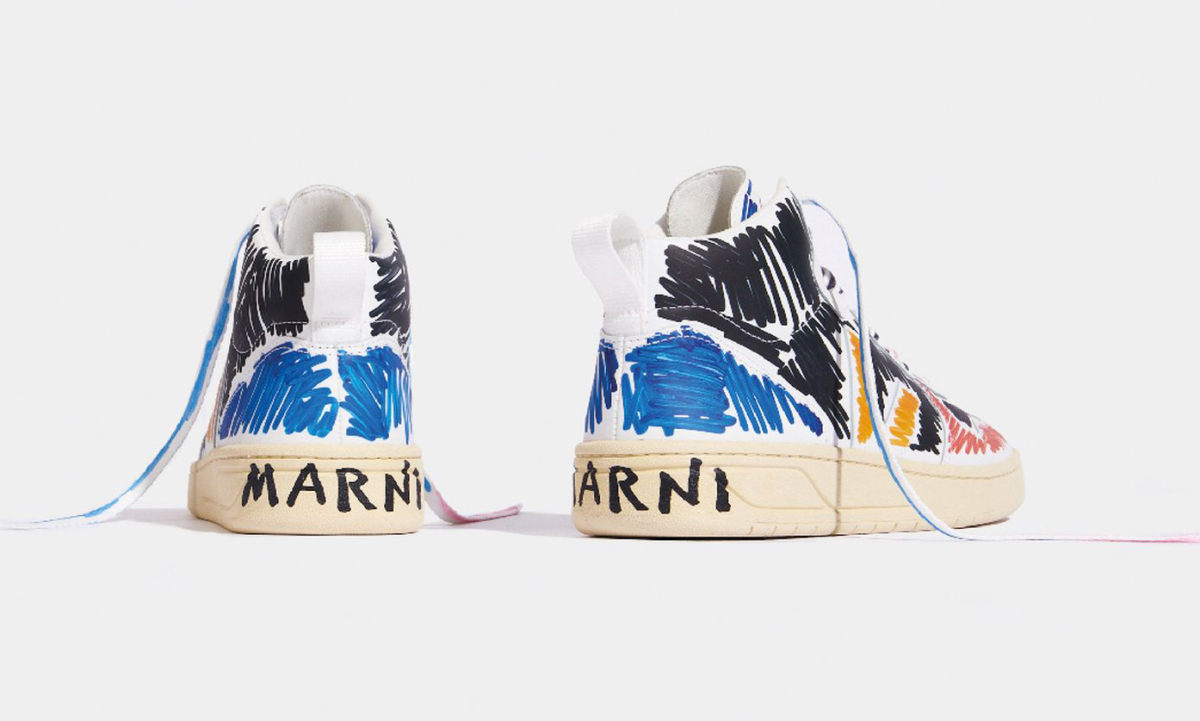 童年涂鸦乐趣，MARNI x VEJA 联名系列释出
