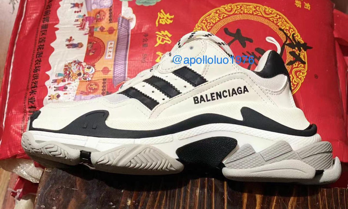 adidas Originals x BALENCIAGA Triple S 曝光？