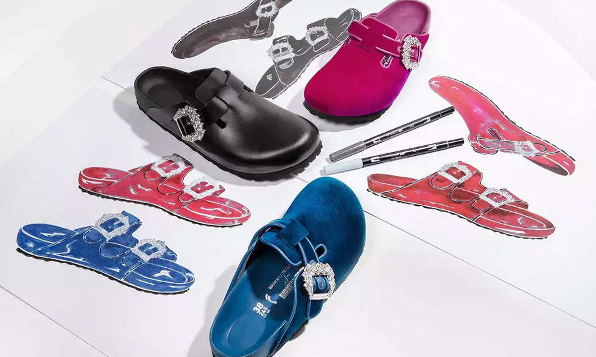 MANOLO BLAHNIK for BIRKENSTOCK 合作鞋款发布