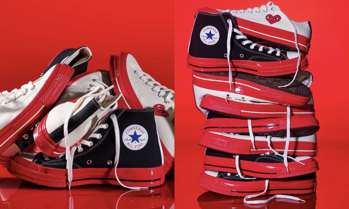 Comme des Garçons PLAY x CONVERSE 发布新作