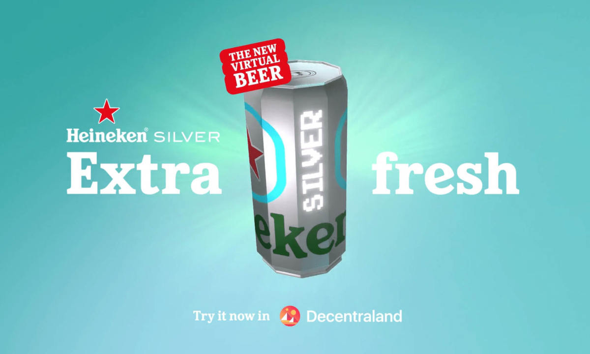 Heineken 在元宇宙推出虚拟啤酒「Heineken Silver」