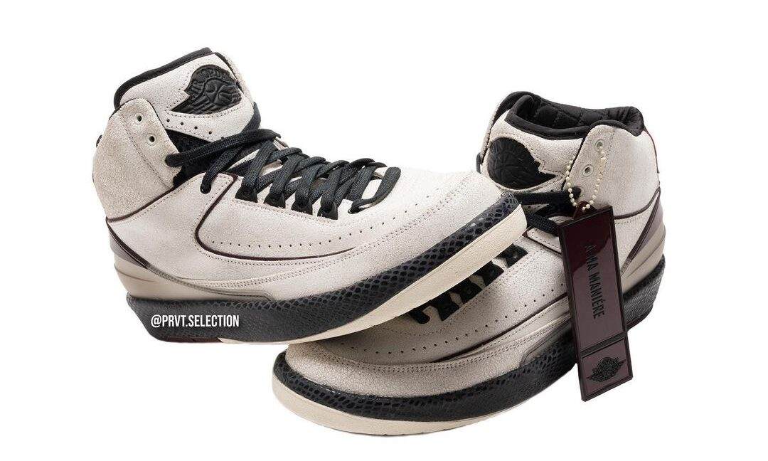 A Ma Maniére x Air Jordan II 联名鞋款实物先览