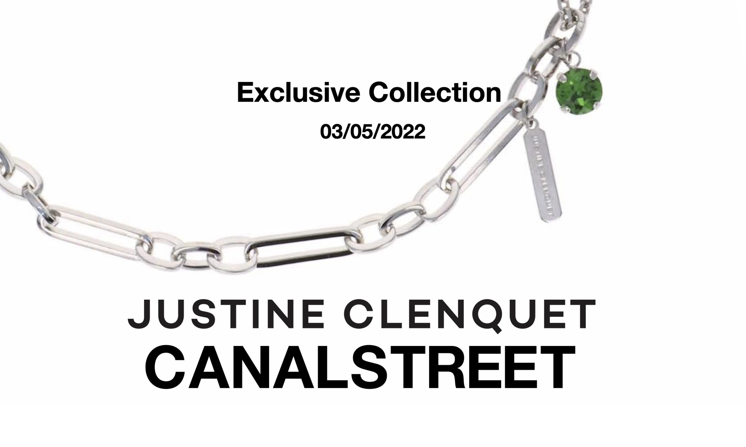 CANALSTREET x 法国首饰品牌 JUSTINE CLENQUET 「春天的细语」联乘系列