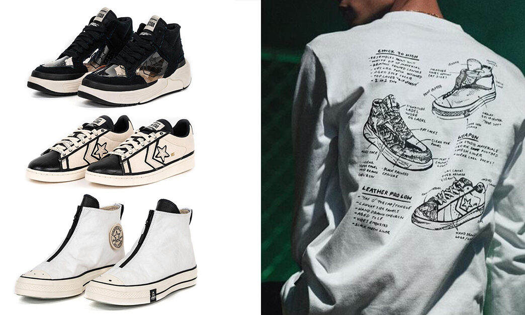 CONVERSE 携手艺术家 Joshua Vides 推出联名系列「Made In Studio」
