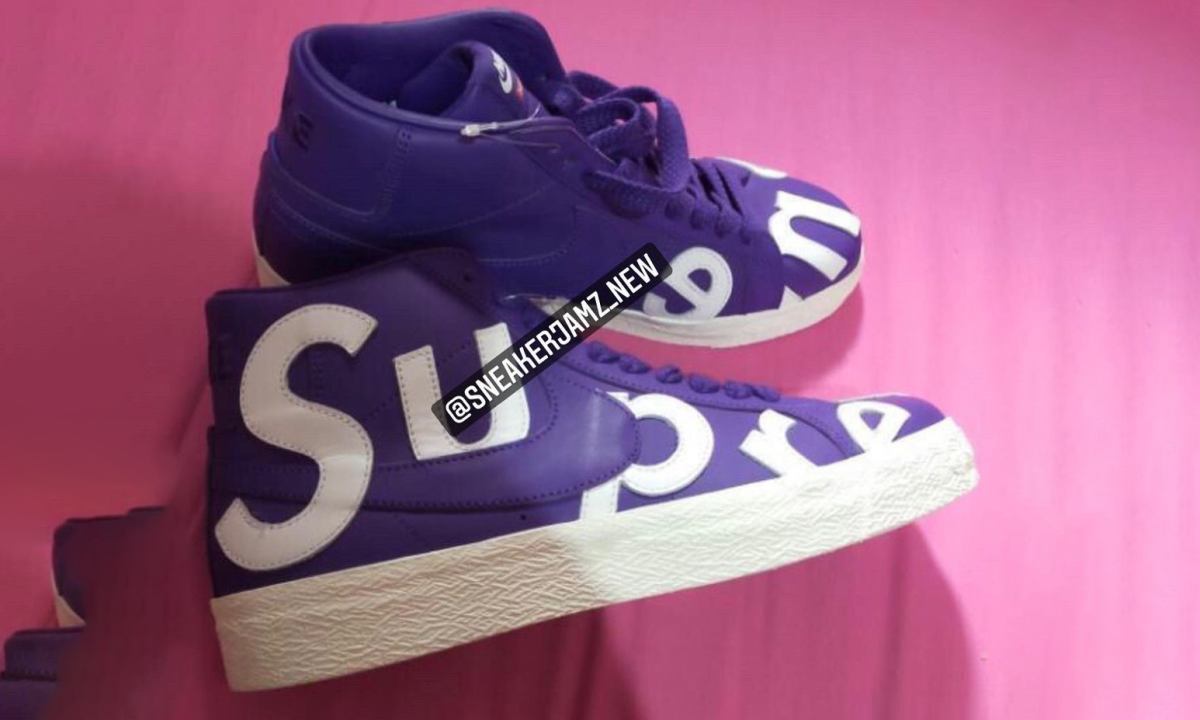 Supreme x Nike Blazer 全新联名曝光