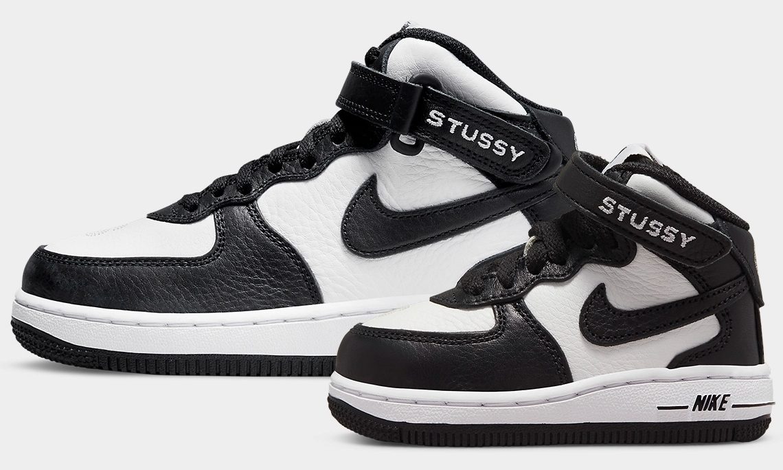 Stüssy x Nike Air Force 1 Mid 也将推出儿童尺码