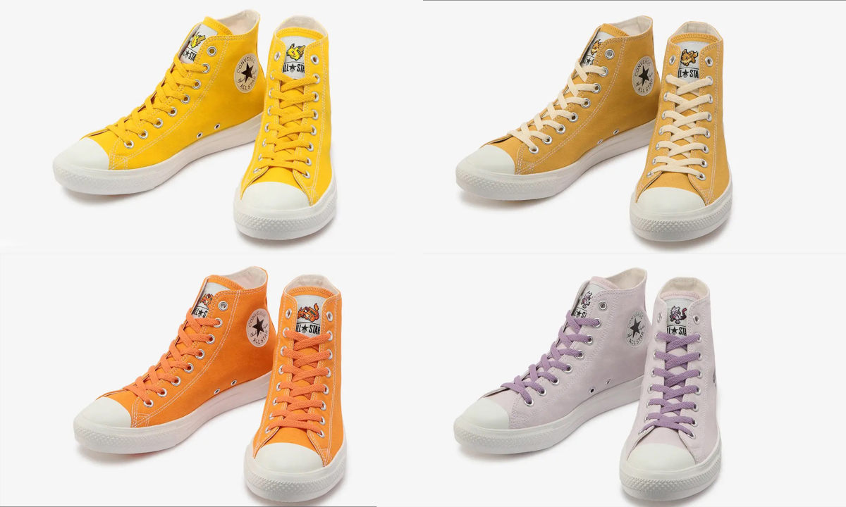 Pokémon x CONVERSE Japan Chuck Taylor All Star 联名系列预览
