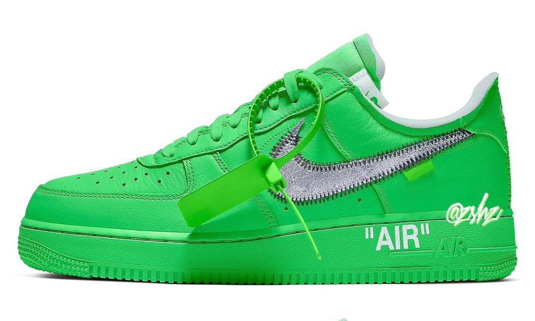 Off-White™ x Nike Air Force 1「GREEN」或将于夏季发售