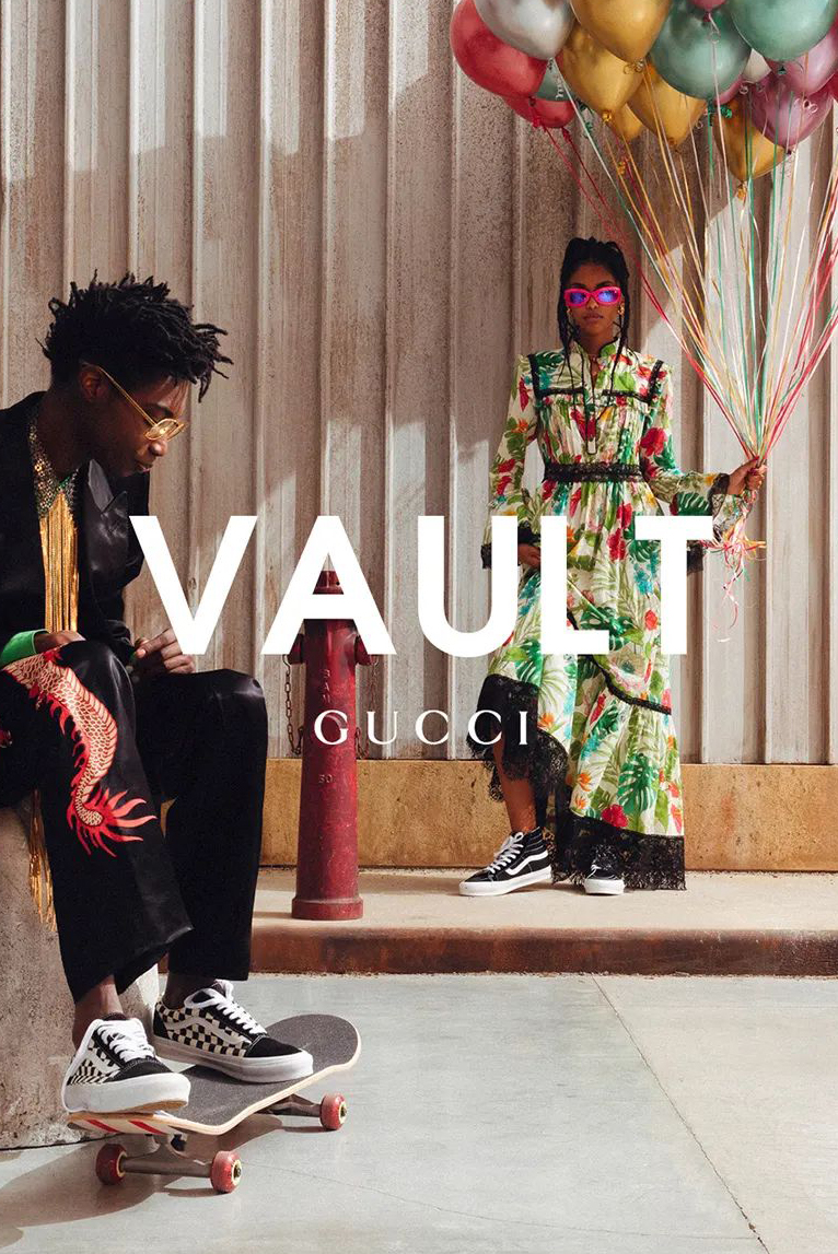 Gucci Vault × VANS Collection OG Old Skool US9 27cm Hankyu in Japan only  new