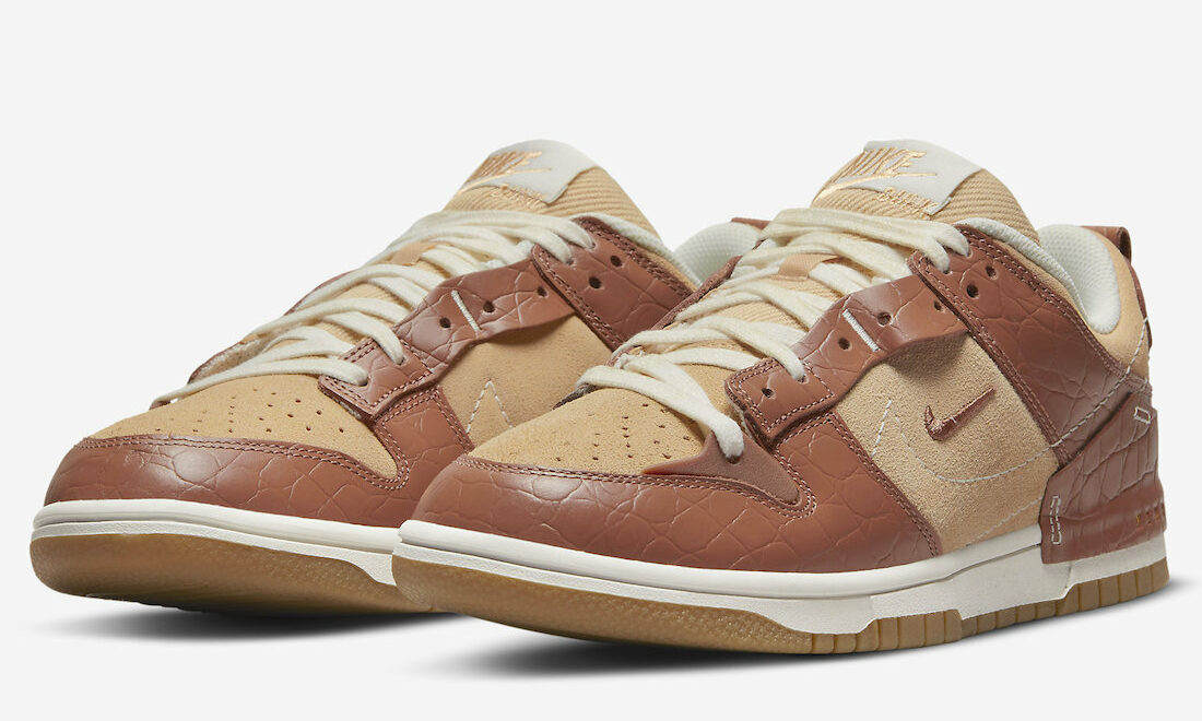 Nike Dunk Low Disrupt 2「Brown Croc」释出