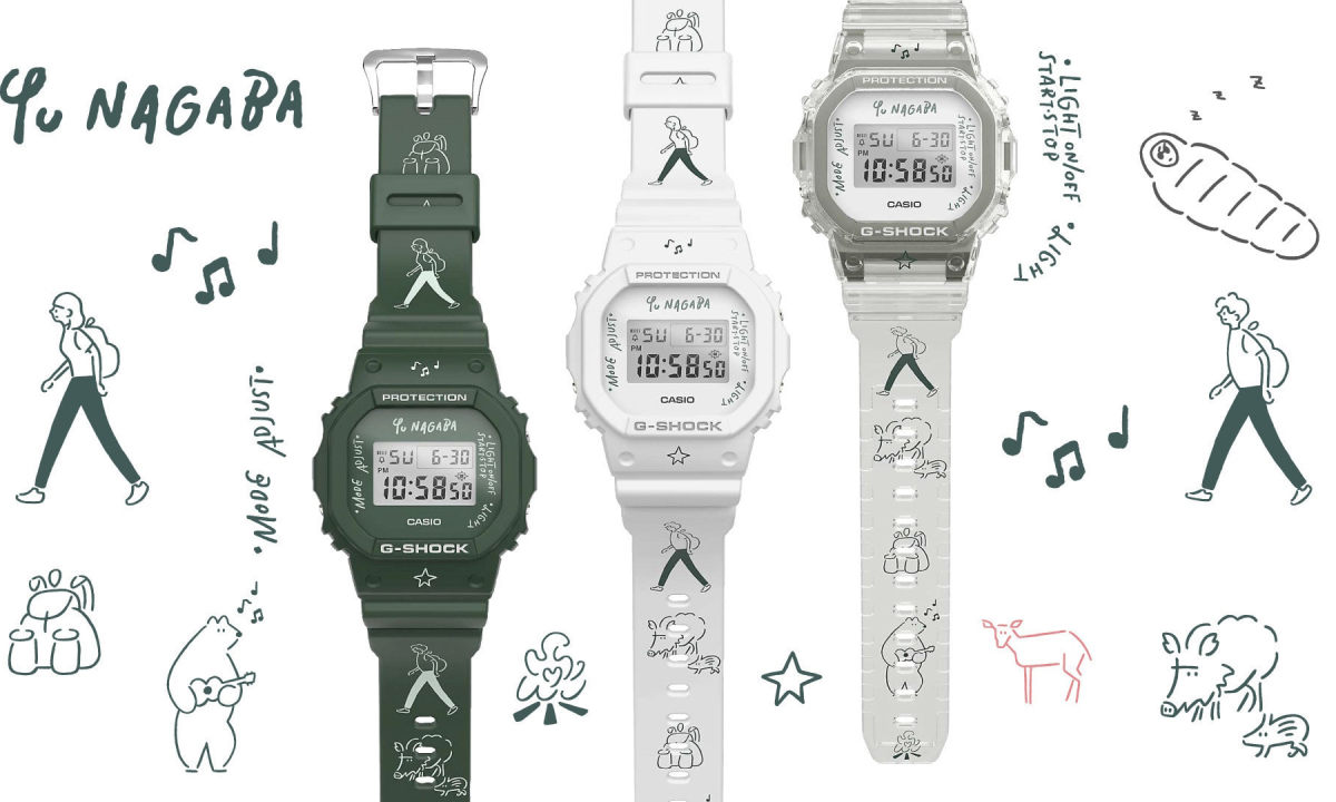 G-SHOCK x 长场雄推出「DWE-5610YU」定制版表款