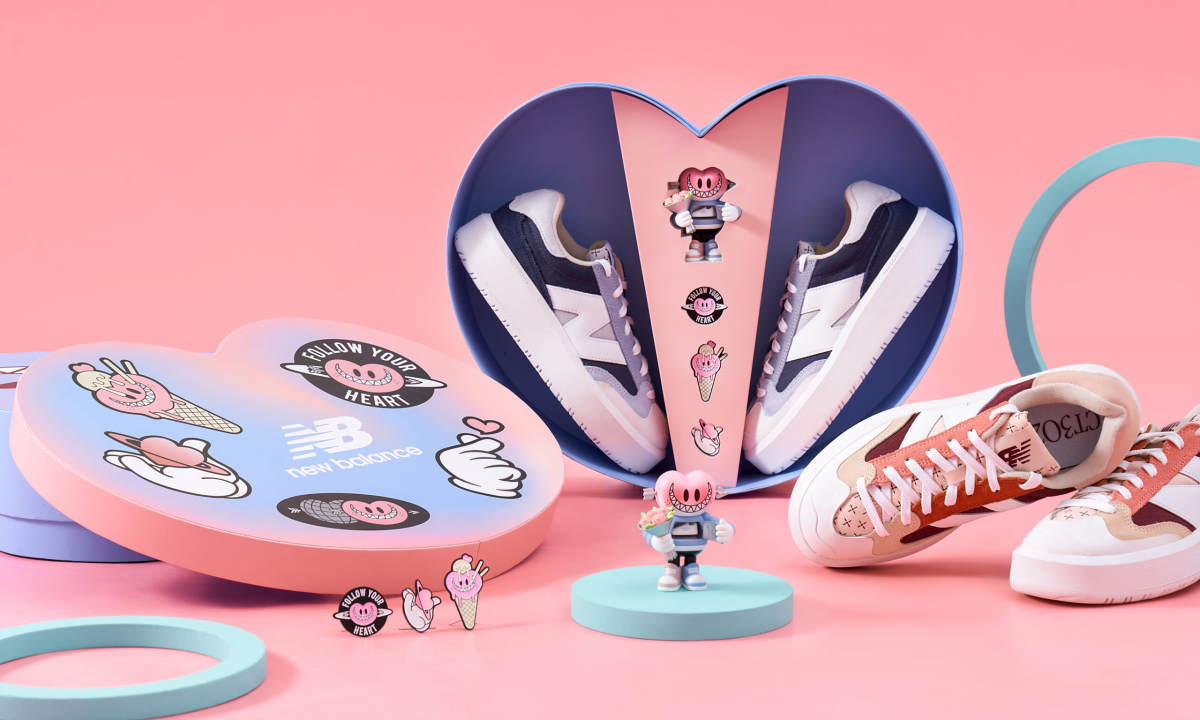 高甜预警，New Balance CT302 合作 BIG HEART 520 定制礼盒即将发售
