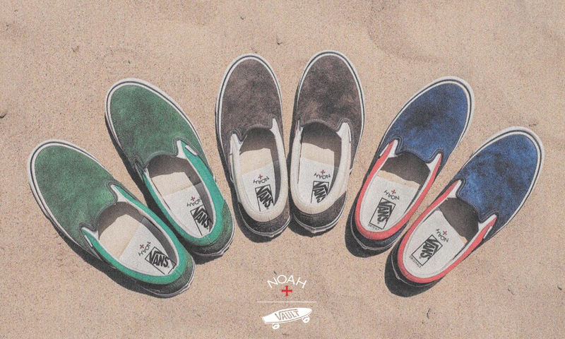 NOAH x Vans Vault 联名 Slip-On 系列本周开售