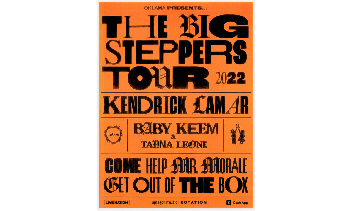 马不停蹄，Kendrick Lamar 宣布开启全球巡回演唱会