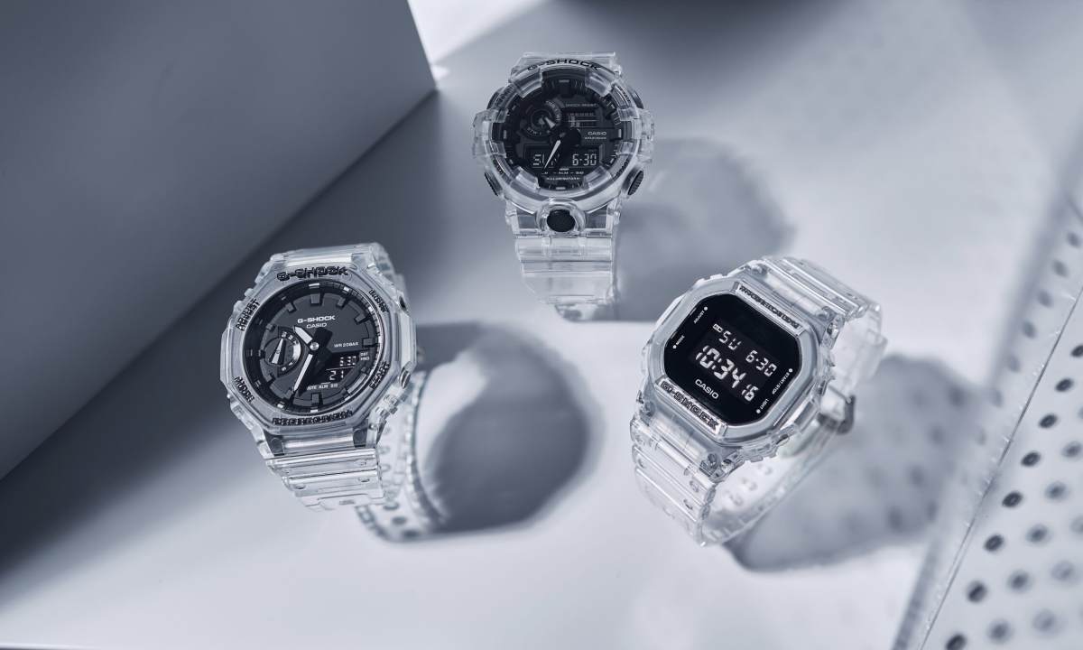 比起五颜六色，透明的 G-SHOCK 更让人魂牵梦绕？