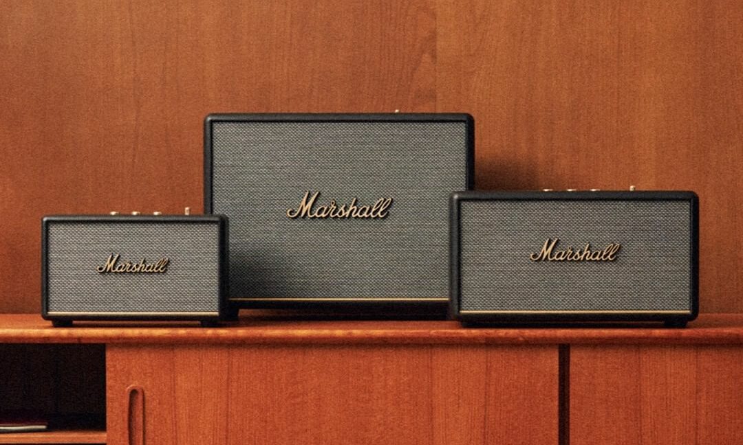 Marshall 正式推出全新第三代家用音响系列