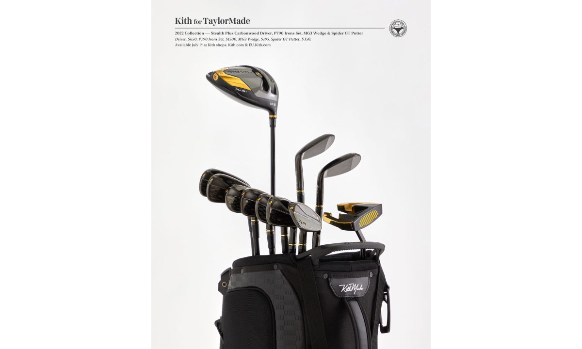 KITH 推出 TaylorMade 定制高尔夫装备