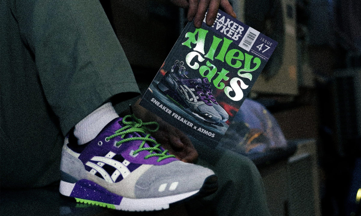 atmos x SNEAKER FREAKER 特别版 ASICS GEL-LYTE III OG「Alley Cats」鞋款发布