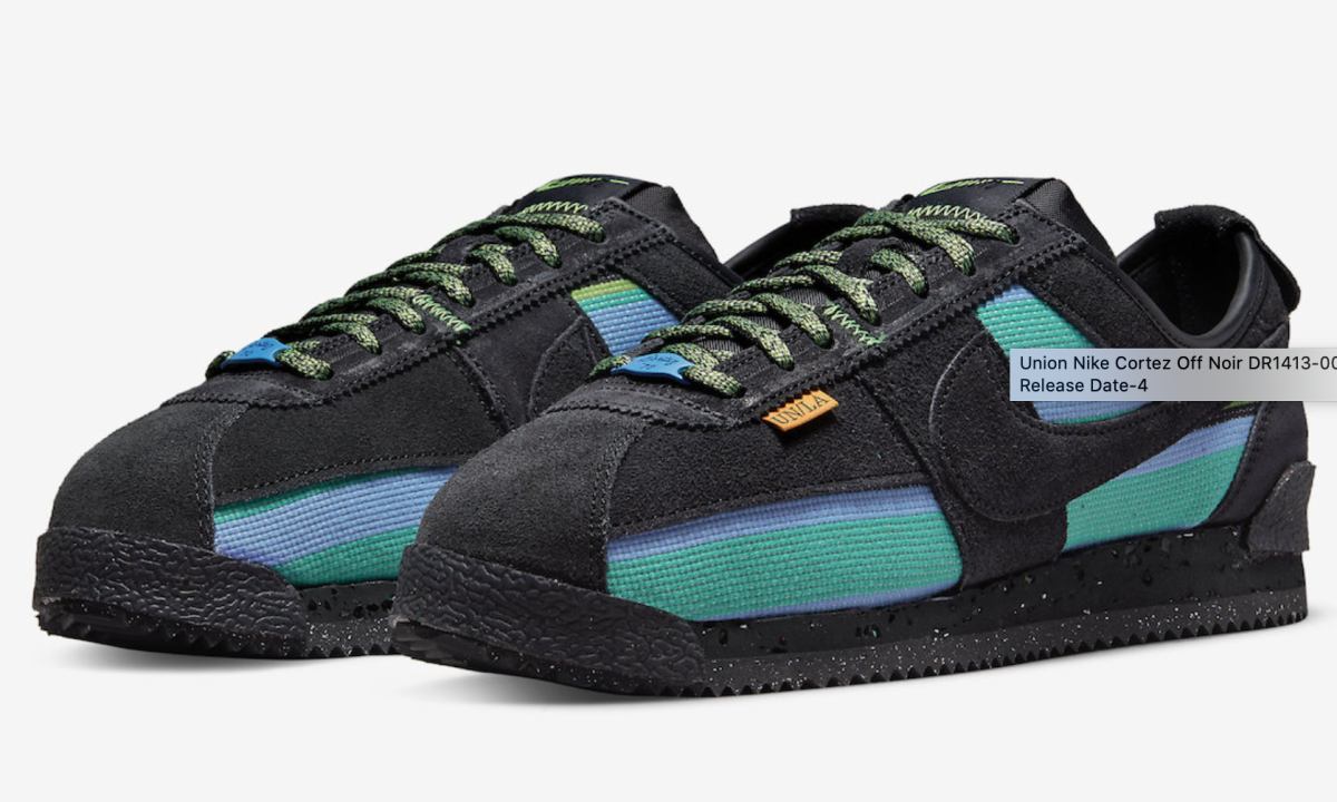 UNION LA x Nike Cortez 「Off Noir」官图公布