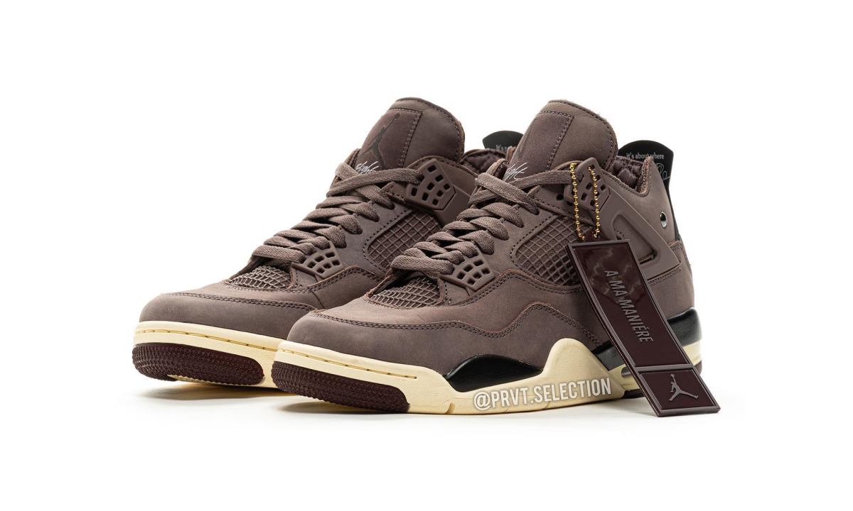 更具高级感，A Ma Maniére x Air Jordan IV 实拍释出