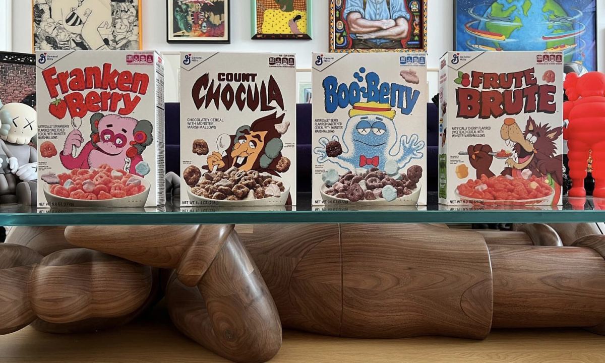 KAWS 携手 General Mills 推出联名麦片系列