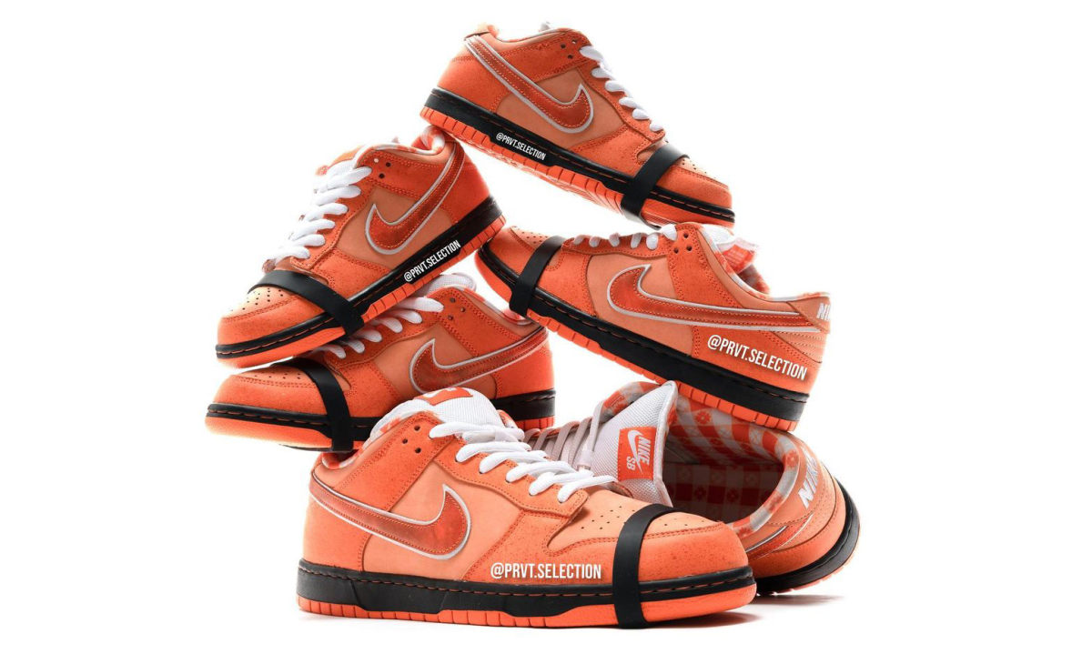 近赏 Concepts x Nike SB Dunk Low「Orange Lobster」