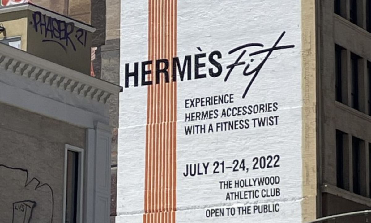 Hermès 在加州开设其快闪健身房