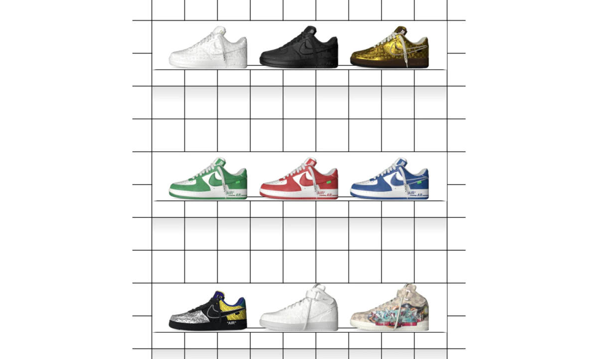 LOUIS VUITTON x Nike Air Force 1 线上发售日期敲定