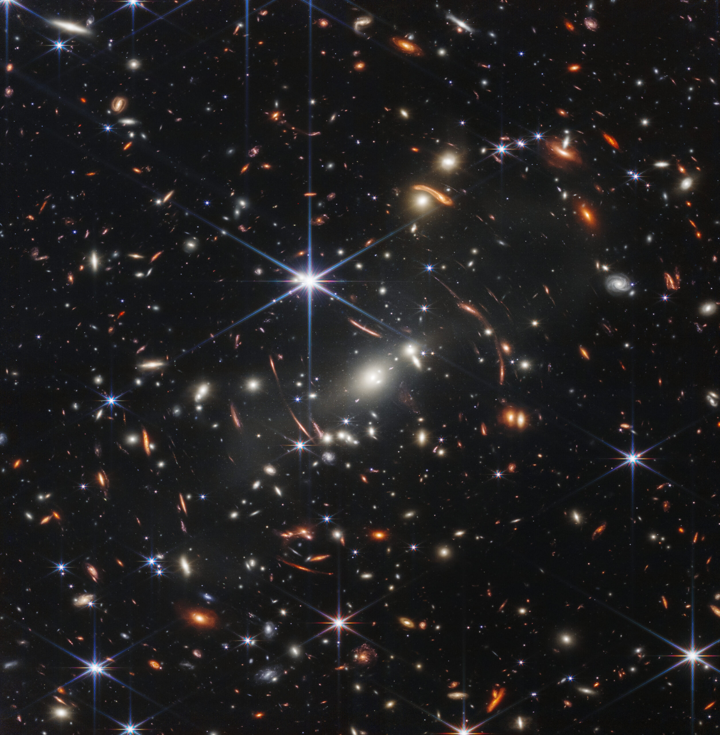韦伯望远镜拍到了“创生之柱”，距离地球6500光年_哈勃_恒星_星云