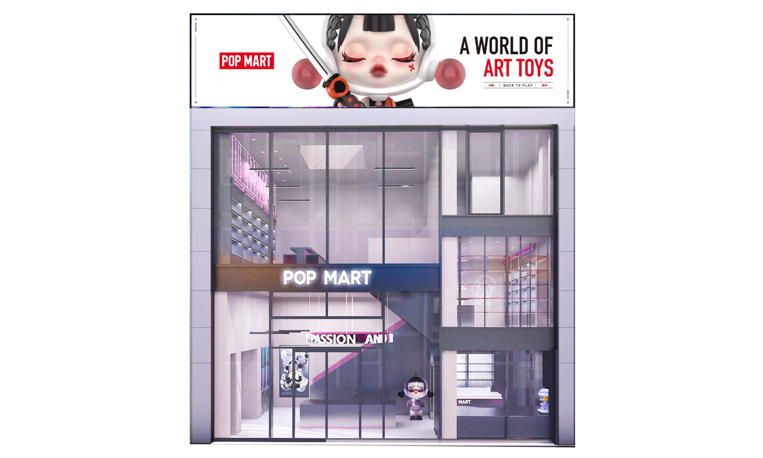 泡泡玛特 POP MART 日本首店明日开幕