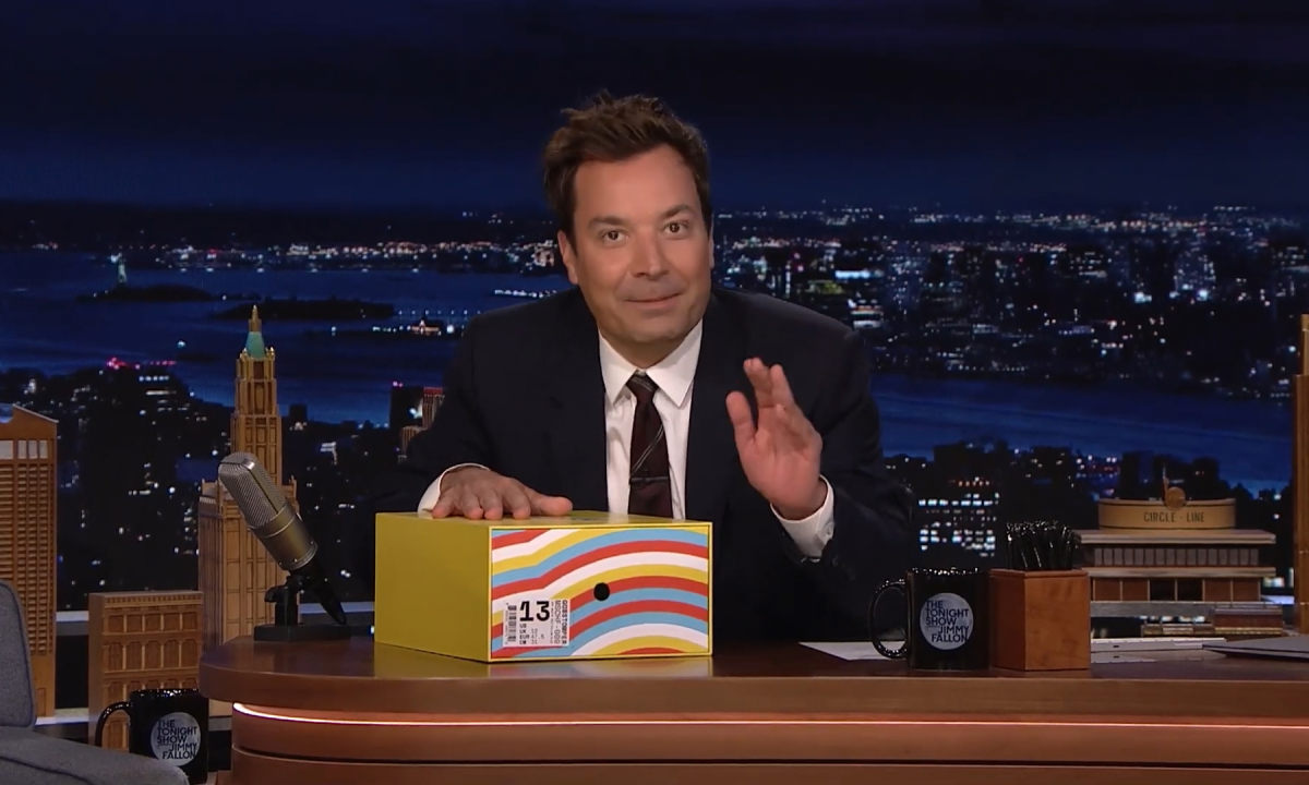 Jimmy Fallon x MSCHF「Gobstopper」联名鞋款释出