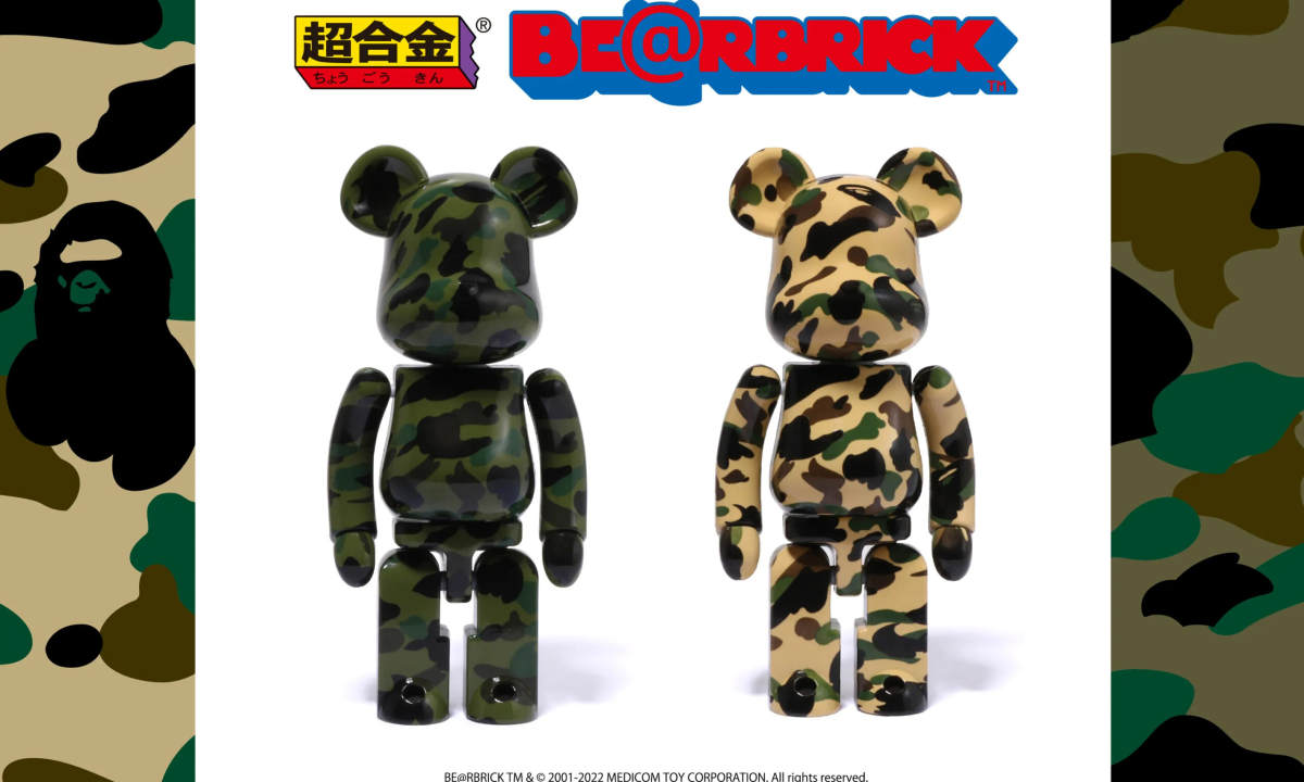 BAPE® x MEDICOM TOY 推出「超合金 BE@RBRICK」