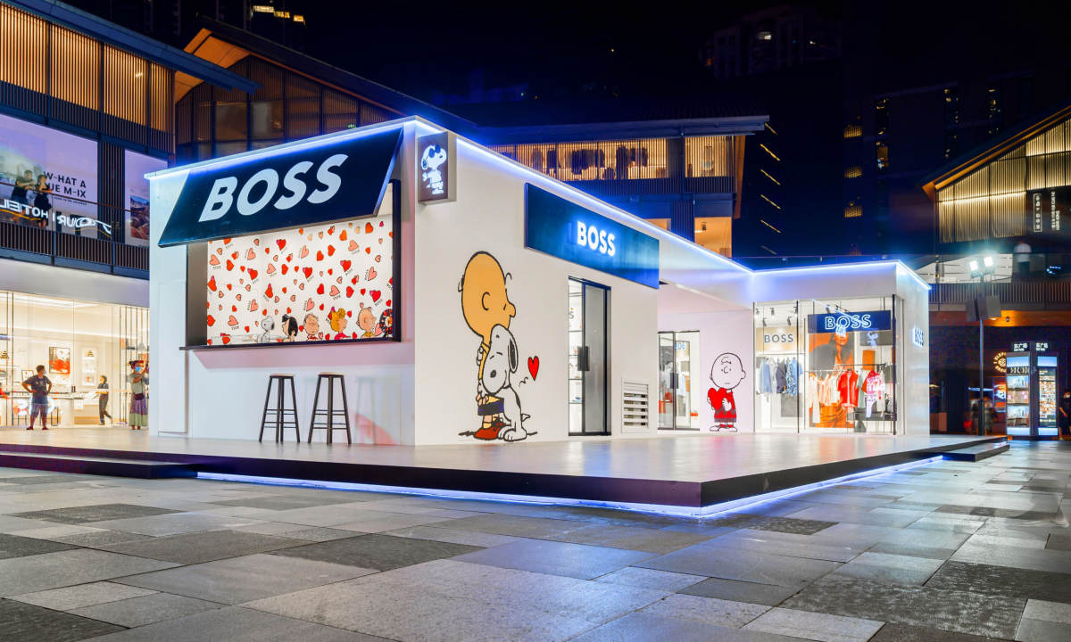 BOSS x PEANUTS 联名系列于成都举办七夕活动
