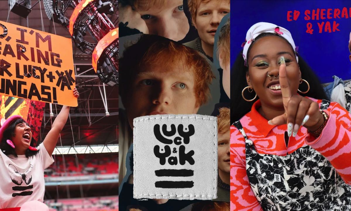 Ed Sheeran 与 Lucy & Yak 合作推出限量版服装