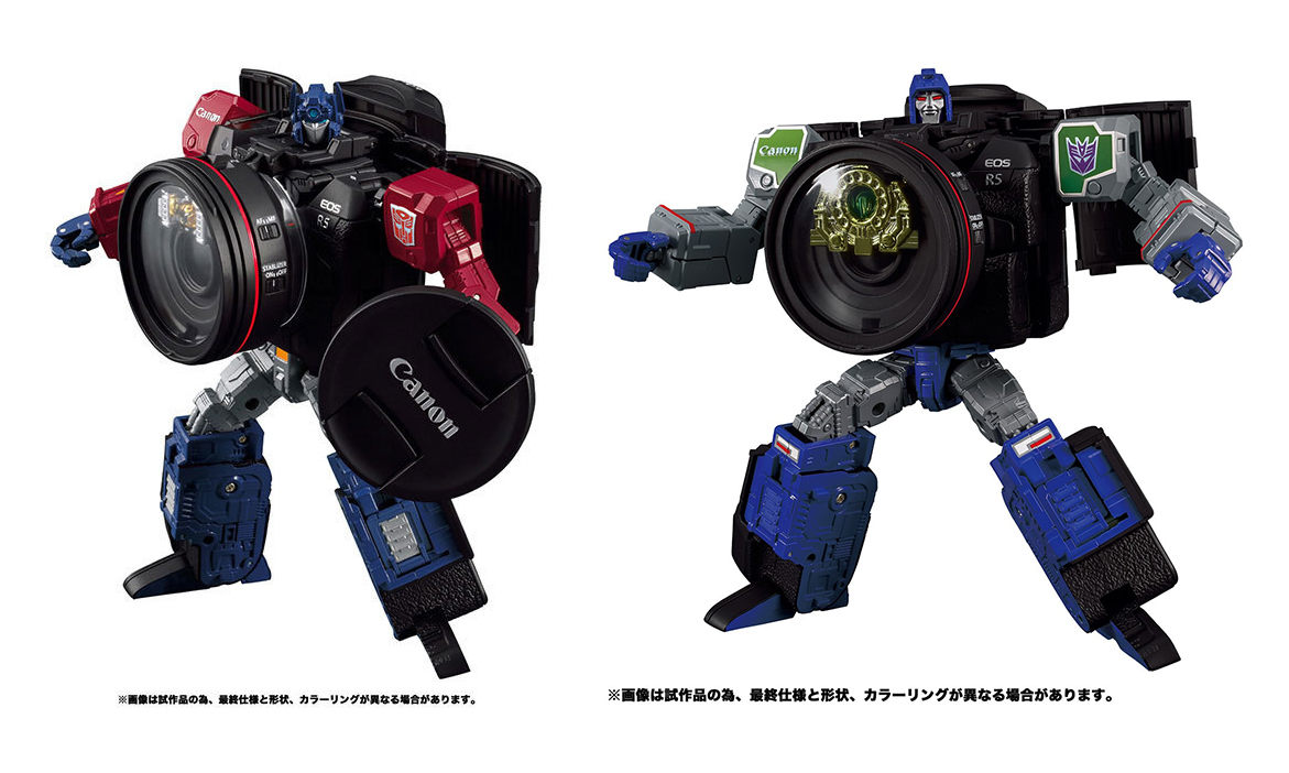 相机还是变形金刚？Canon x TAKARA TOMY 玩偶作品释出