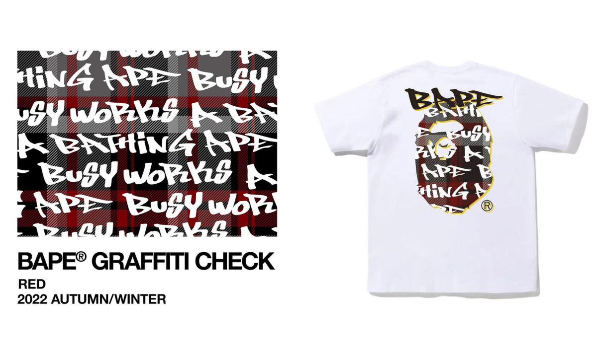 A BATHING APE︎®「GRAFFITI CHECK」系列即将推出