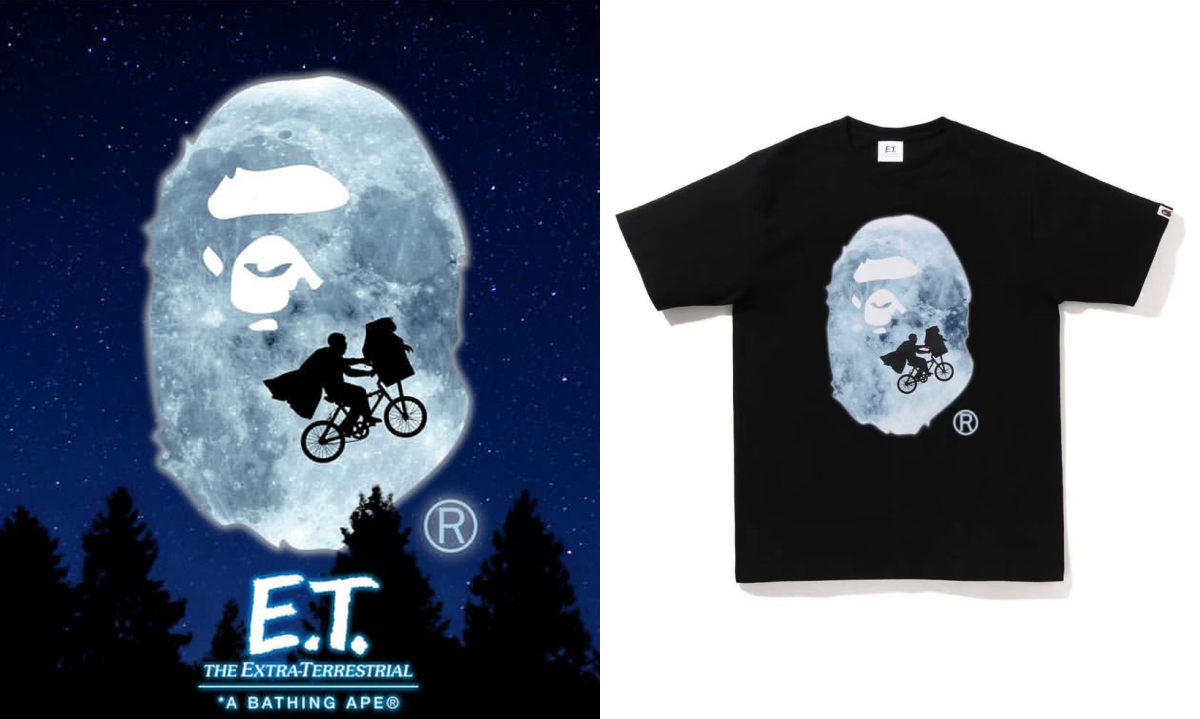 A BATHING APE︎® x E.T. 联名系列即将发布