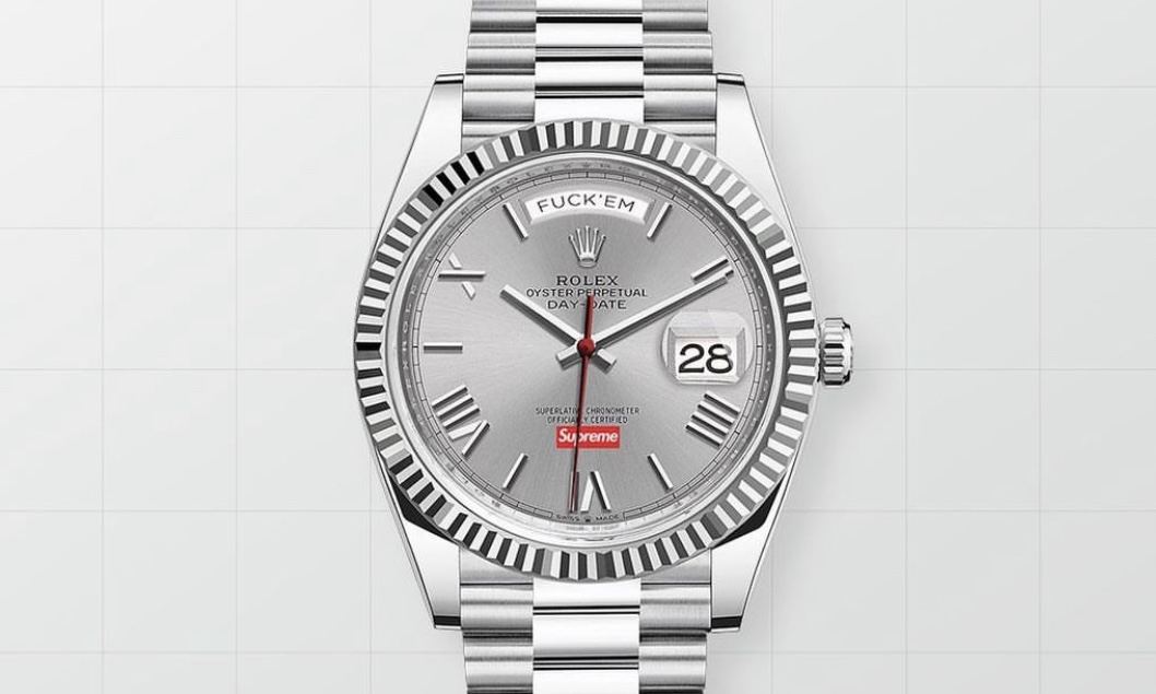 预计 Supreme 与 ROLEX 合作款手表将于今年秋冬系列释出