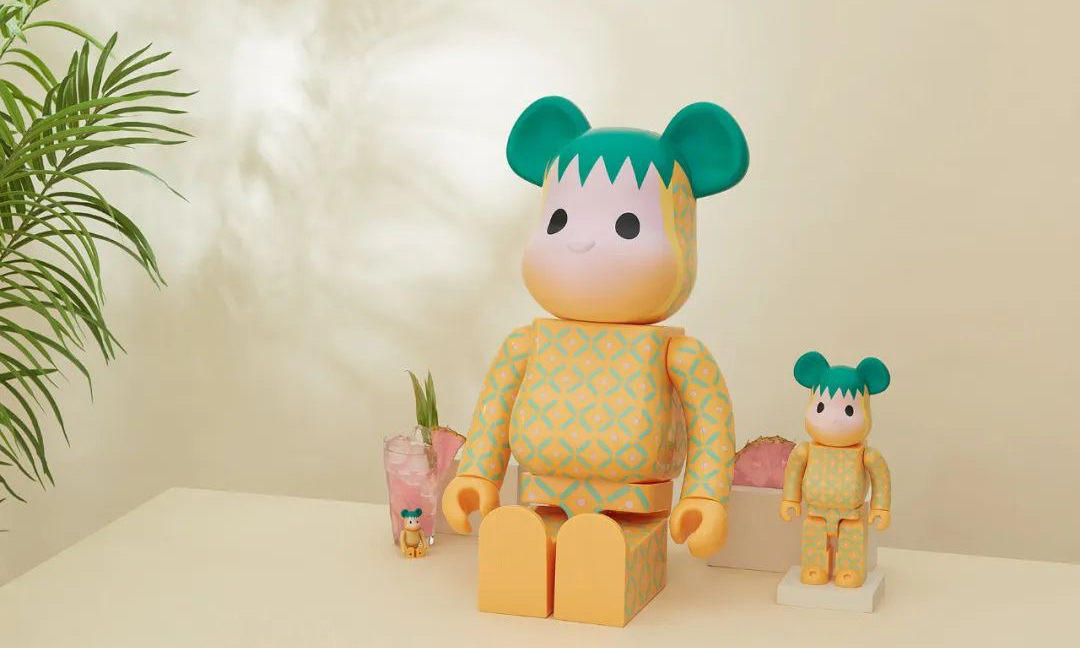 CLOT x BE@RBRICK「PINK PINEAPPLE」 即将发售