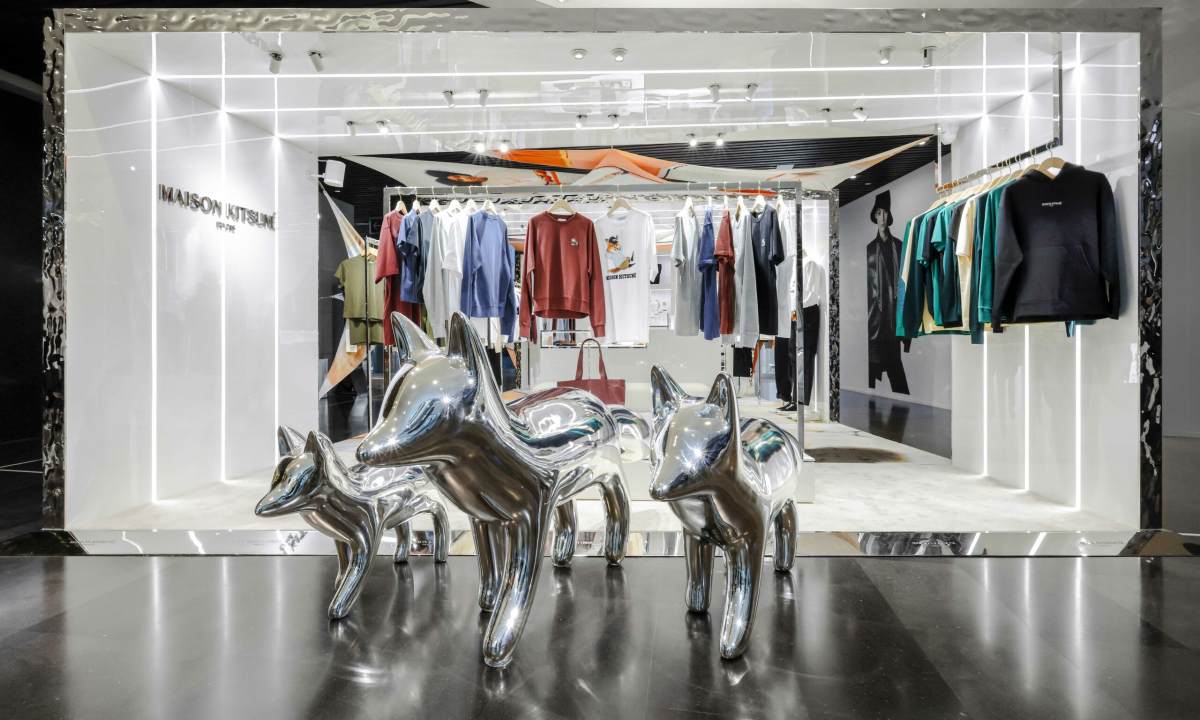东西美学联结，Maison Kitsuné 于上海芮欧百货开设限时快闪店