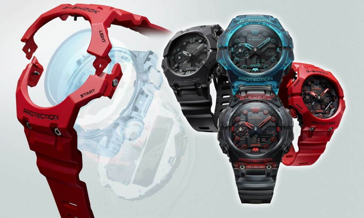 G-SHOCK 推出一体化结构设计腕表