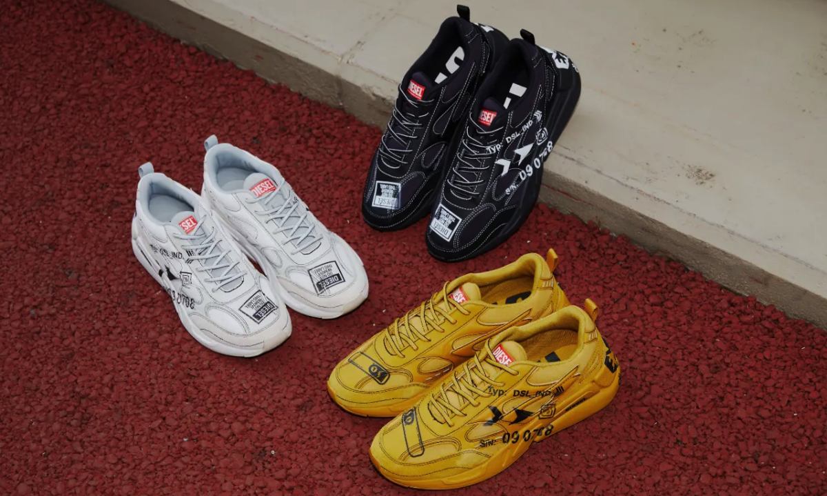 atmos x DIESEL 运动鞋系列登场