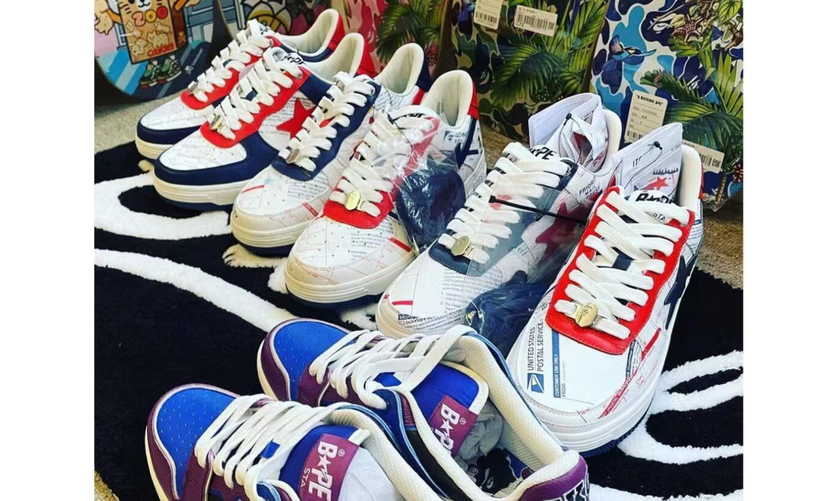 USPS x BAPE STA™ 联名鞋款预览
