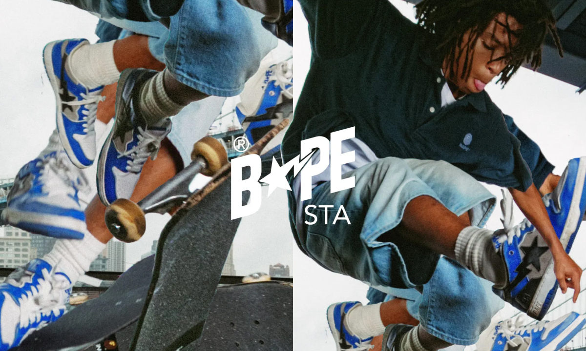 全新 BAPE® SK8 STA 鞋款登场