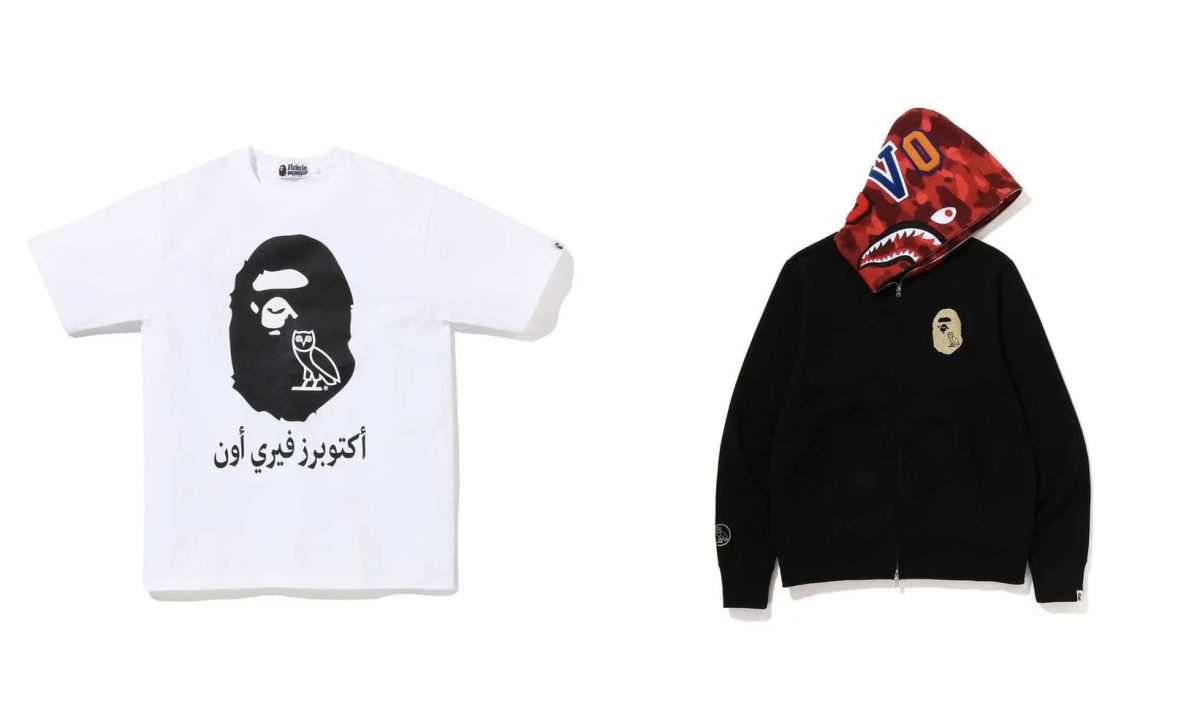 OVO x A BATHING APE︎®  联名系列即将发售