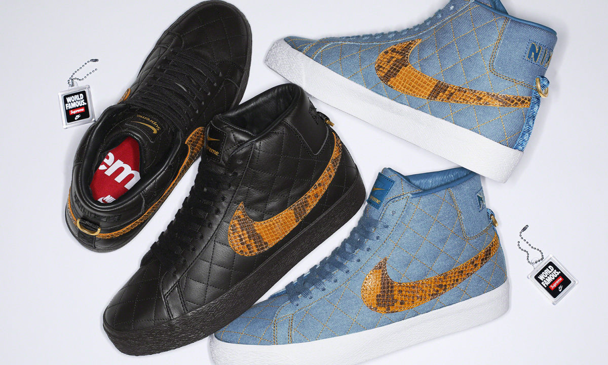 Supreme x Nike SB Blazer Mid 联名系列正式发布