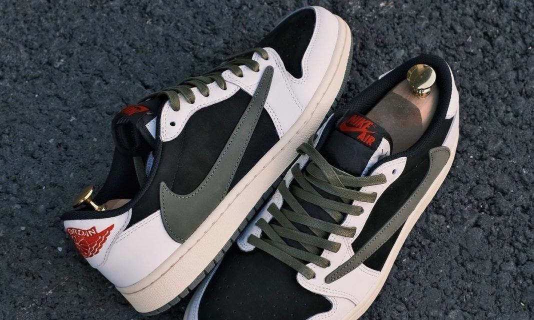 Travis Scott x Air Jordan I Low OG WMNS 「Olive」实照释出