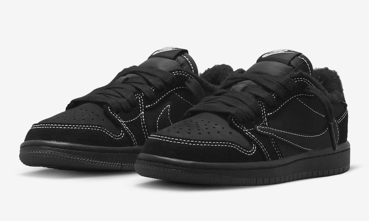 Travis Scott x Air Jordan I Low「Black Phantom」官方图片曝光